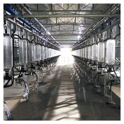 380v 7.5kw ছাগলের খামারের জন্য হেরিংবোন মিল্কিং পার্লার