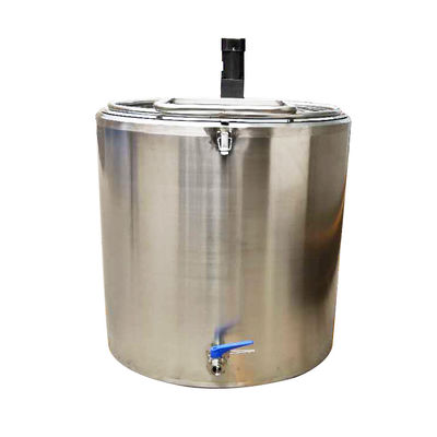 কুলিং তরল 220V 500 লিটার মিল্ক ট্যাঙ্ক উচ্চ স্থায়িত্ব
