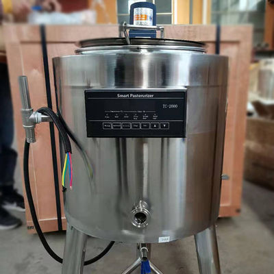 220V বৈদ্যুতিক দুধ প্যাসটুরাইজার মেশিন সামঞ্জস্যযোগ্য তাপমাত্রা