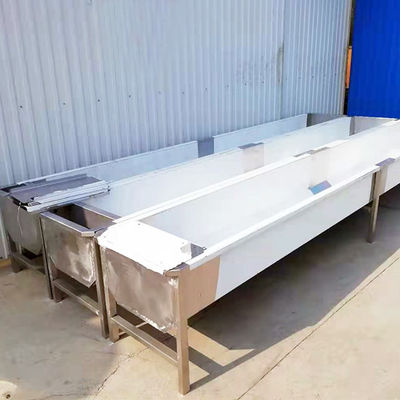 220V 50HZ পশুর মদ্যপান ট্রান 3500 * 380 * 250 মিমি স্টেইনলেস স্টিল গরু ট্রট rough