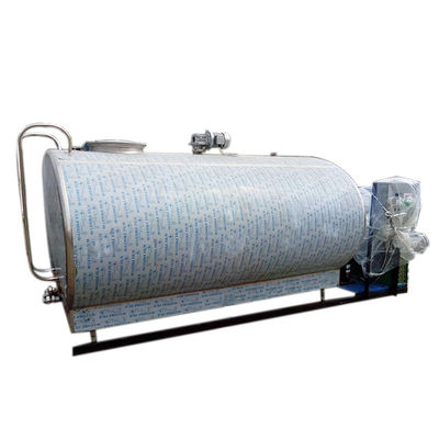 SUS304 স্টেইনলেস স্টীল দুধ কুলিং ট্যাঙ্ক 500 ltr কাস্টমাইজড মিল্ক জুস চিলার