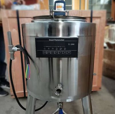 200 লিটার 304 স্টেইনলেস স্টীল Pasteuriser জারা প্রতিরোধের