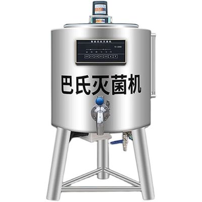 SS304 দুধ ছোট টানেল Pasteurizer ব্যাচ Pasteurizer মেশিন