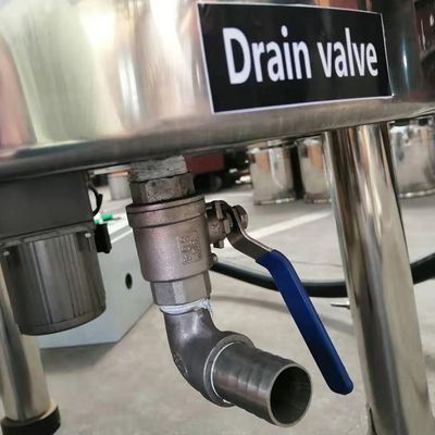 200 লিটার 304 স্টেইনলেস স্টীল Pasteuriser জারা প্রতিরোধের
