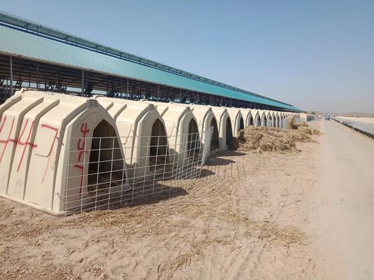 প্রাণিসম্পদ আইএসও প্লাস্টিকের বাছুর আশ্রয়গুলি বহু গম্বুজ বাছুর হচ