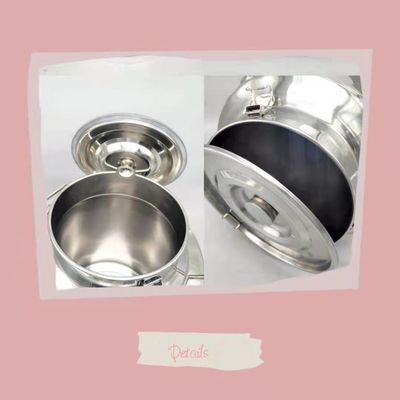 শস্য সংগ্রহস্থল পাই এয়ার টাইট স্টেইনলেস স্টীল দুধের ক্যান 20 লিটার